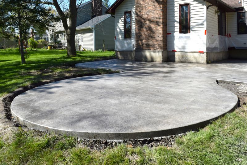 Backyard Concrete Paving