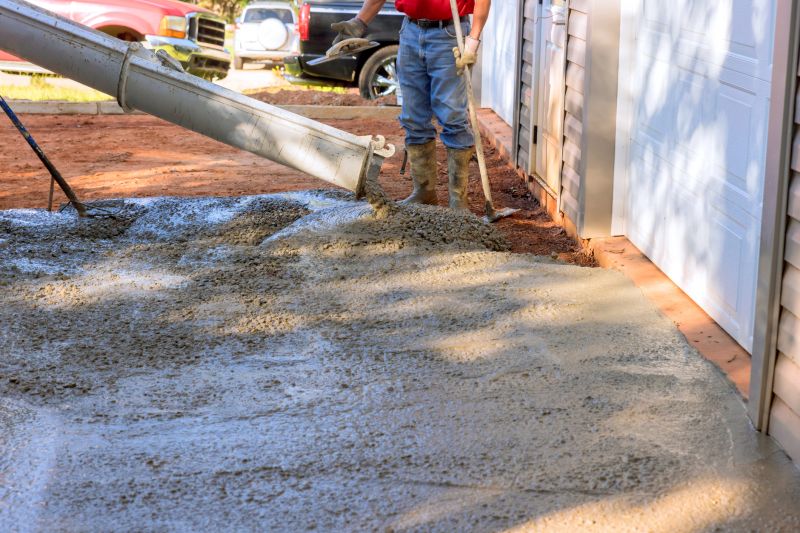 Garage Footing Pouring